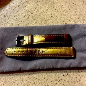 Michele gold watch band 💛